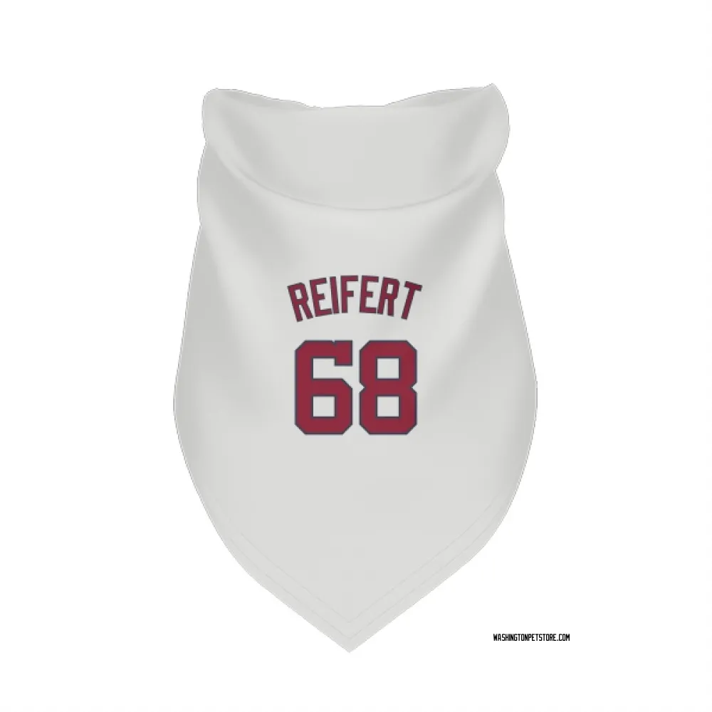 Washington Nationals Evan Reifert White Pet Bandana for Dog & Cat