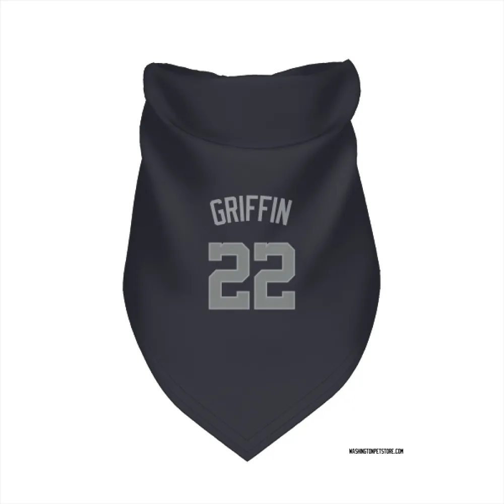 Washington Nationals Foster Griffin Navy Gray Pet Bandana for Dog & Cat