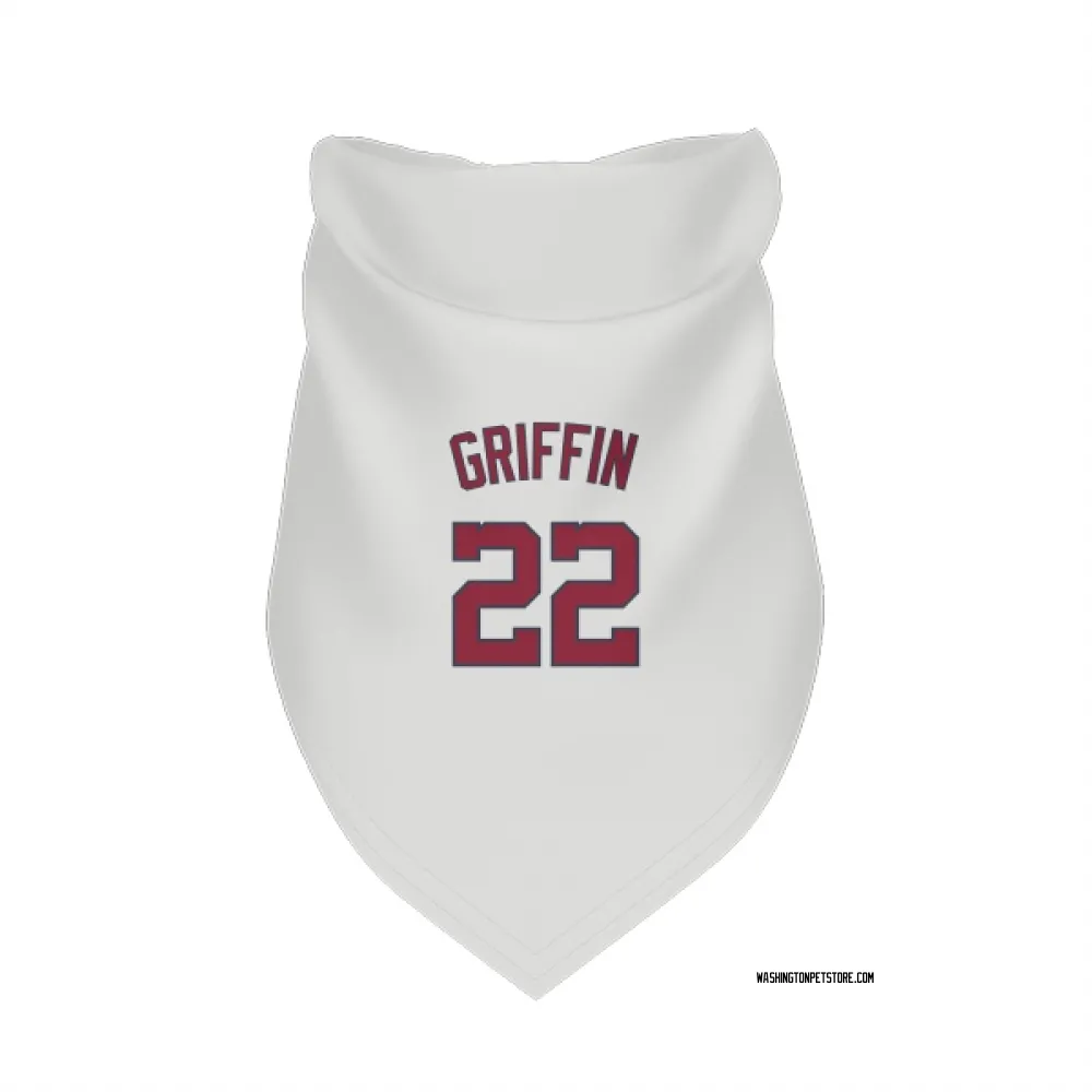 Washington Nationals Foster Griffin White Pet Bandana for Dog & Cat