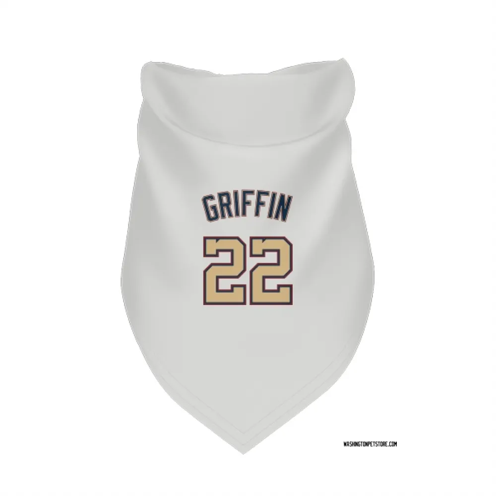 Washington Nationals Foster Griffin White/Gold Pet Bandana for Dog & Cat