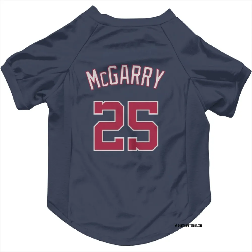 Washington Nationals Griff McGarry Navy Pet Jersey for Dog & Cat