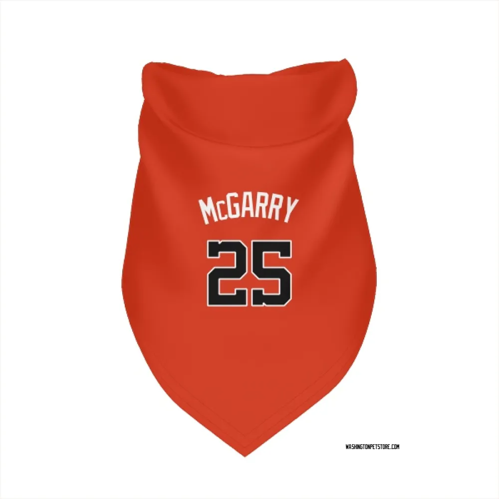 Washington Nationals Griff McGarry Orange Pet Bandana for Dog & Cat