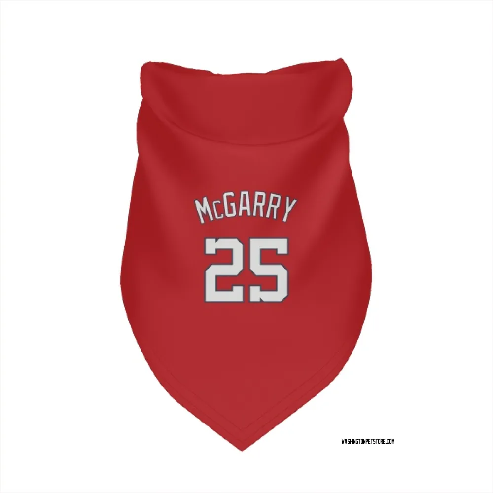 Washington Nationals Griff McGarry Red Pet Bandana for Dog & Cat