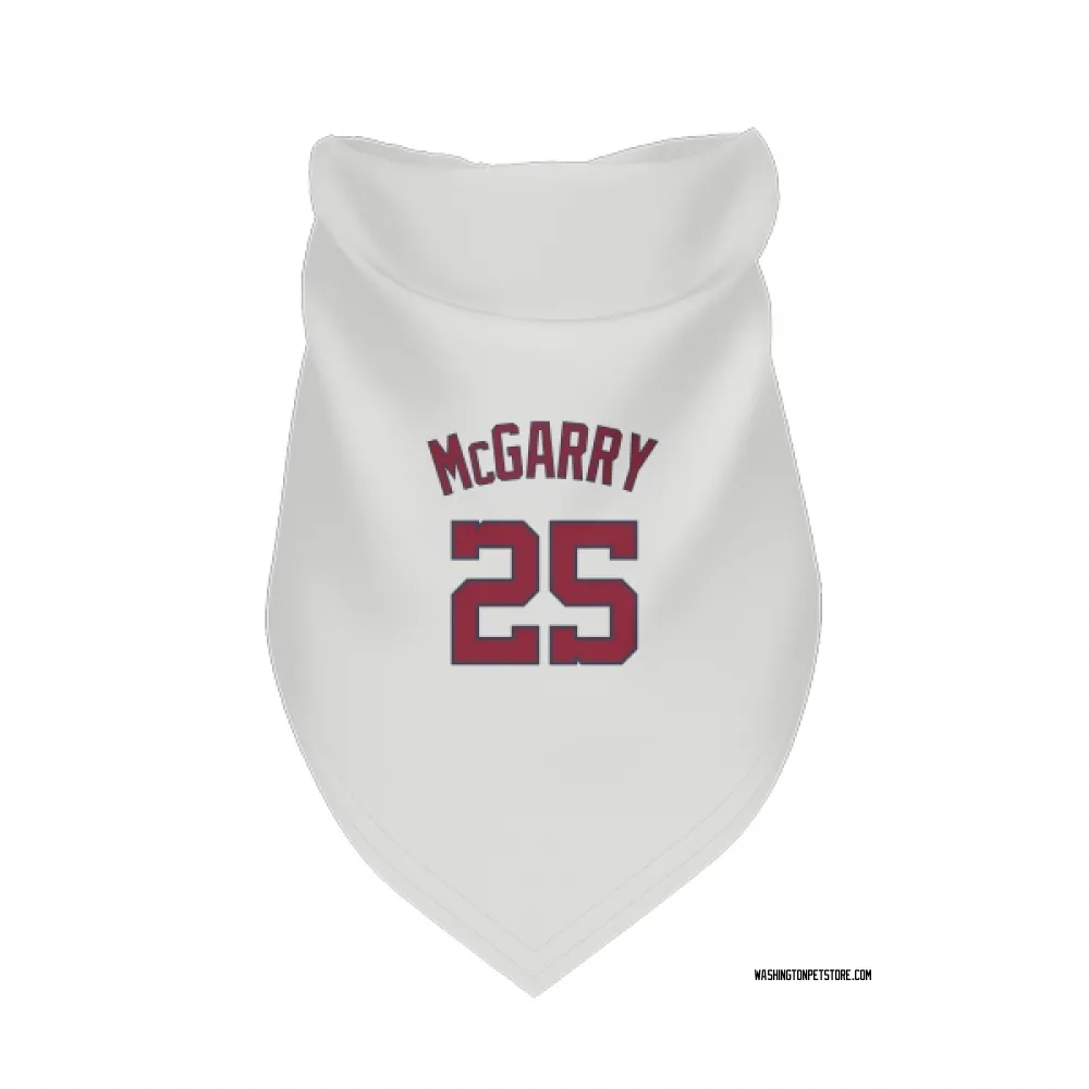 Washington Nationals Griff McGarry White Pet Bandana for Dog & Cat