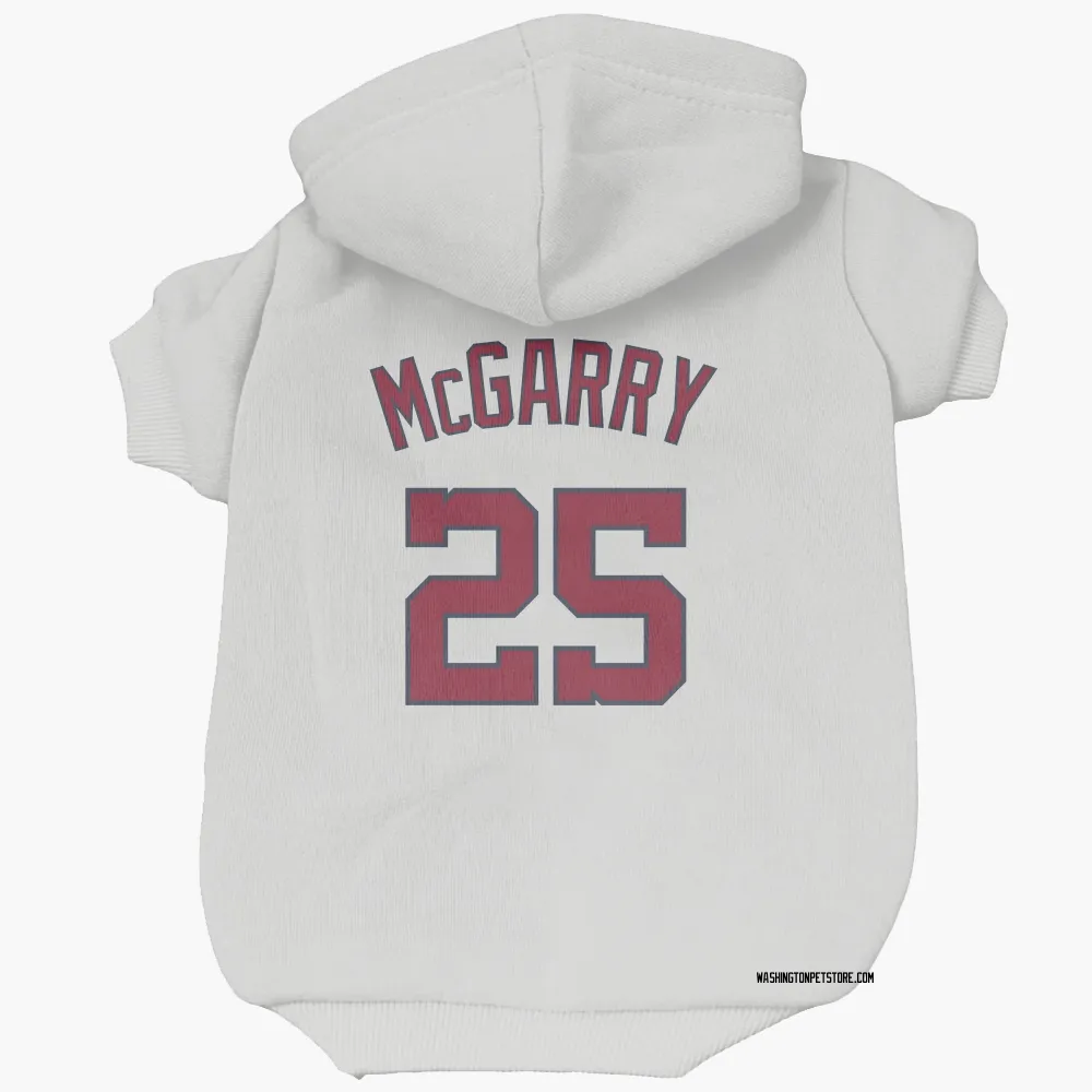 Washington Nationals Griff McGarry White Pet Hoodie for Dog & Cat