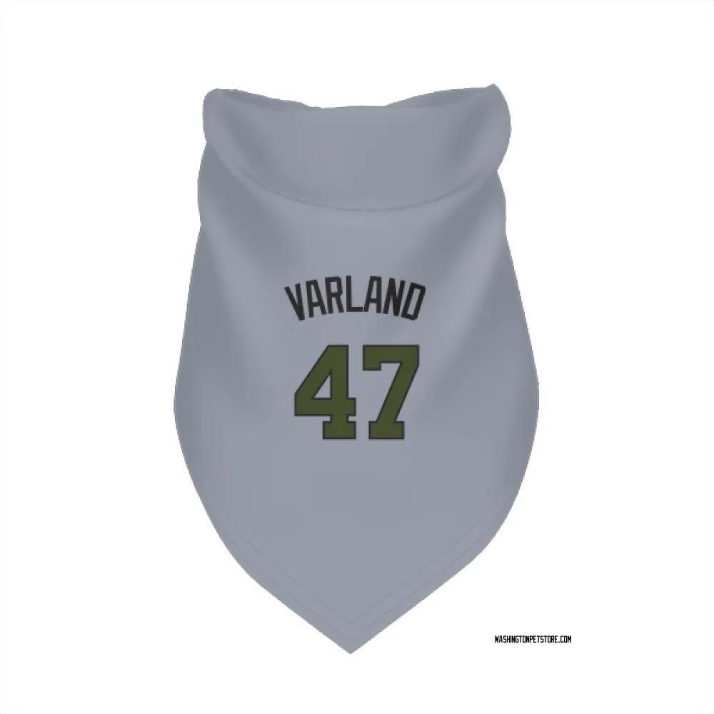 Washington Nationals Gus Varland Gray Pet Bandana for Dog & Cat