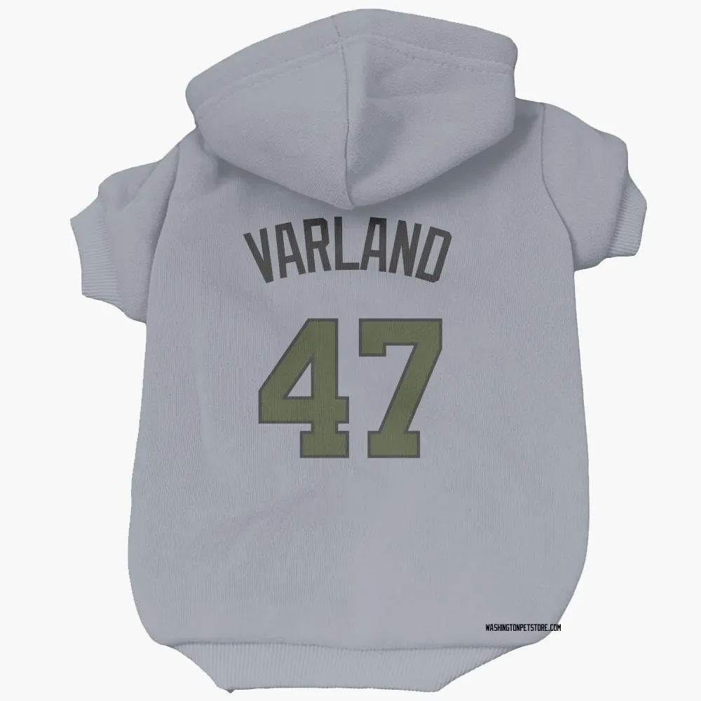 Washington Nationals Gus Varland Gray Pet Hoodie for Dog & Cat
