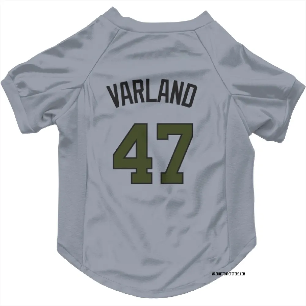 Washington Nationals Gus Varland Gray Pet Jersey for Dog & Cat