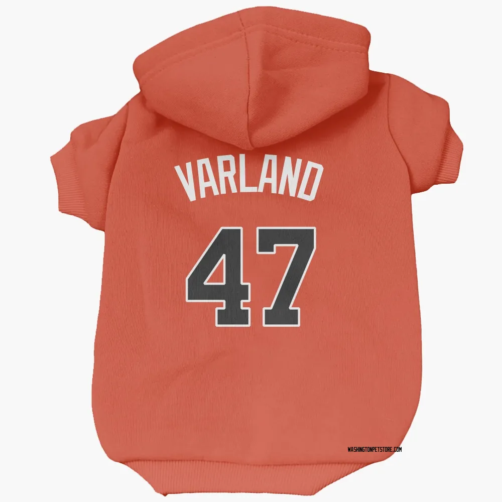 Washington Nationals Gus Varland Orange Pet Hoodie for Dog & Cat