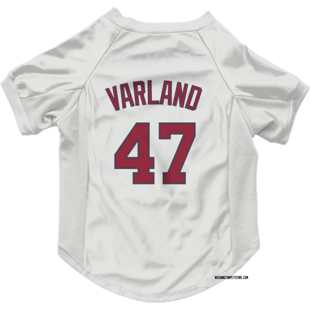 Washington Nationals Gus Varland White Pet Jersey for Dog & Cat