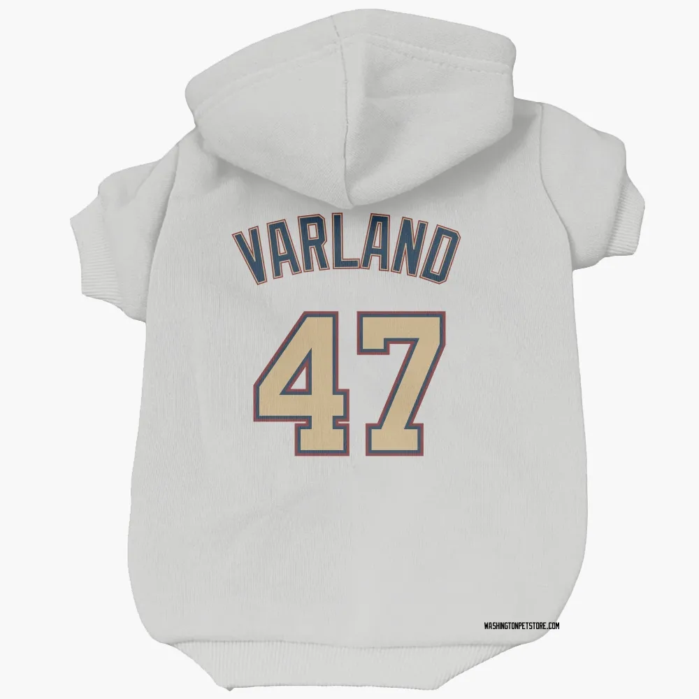 Washington Nationals Gus Varland White/Gold Pet Hoodie for Dog & Cat