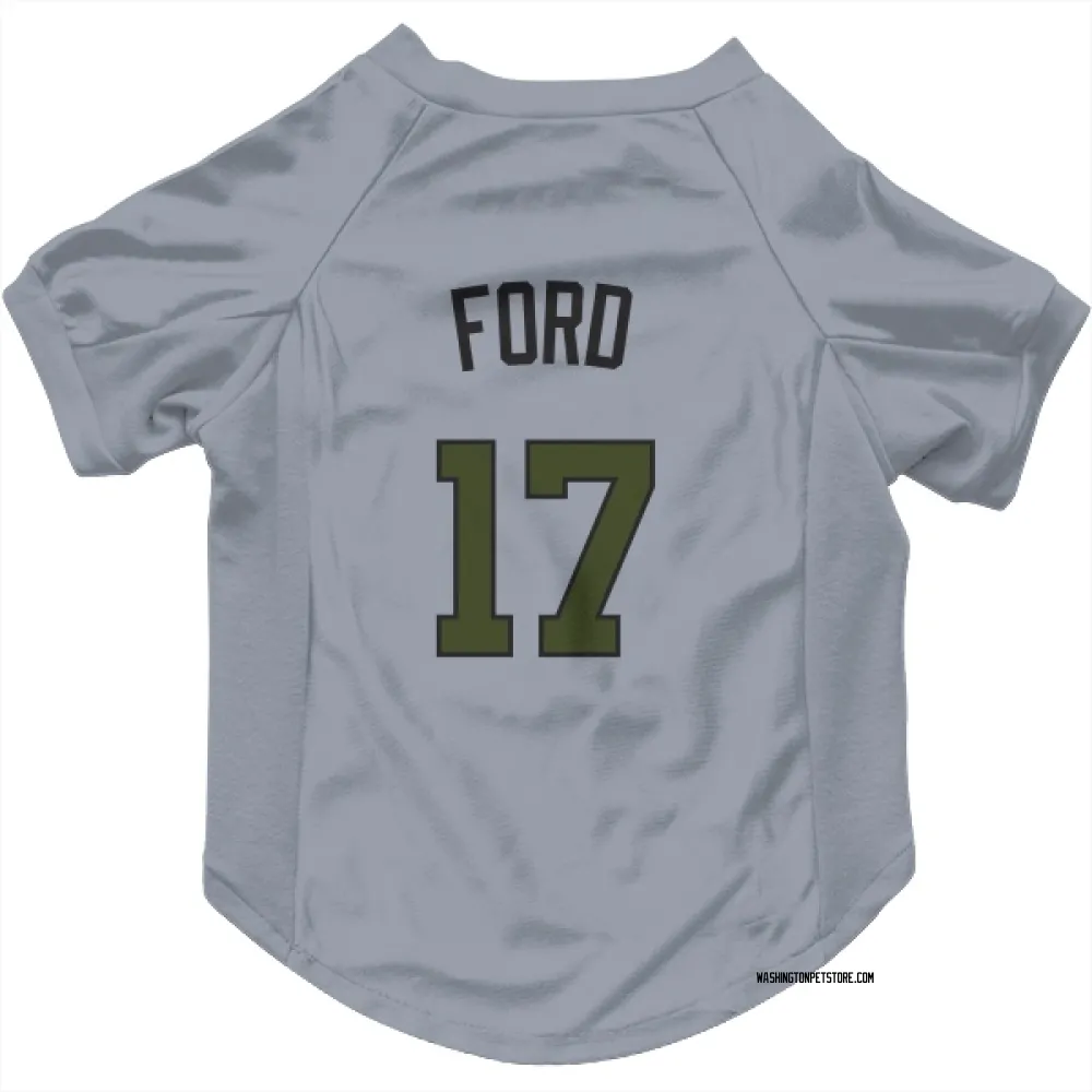 Washington Nationals Harry Ford Gray Pet Jersey for Dog & Cat