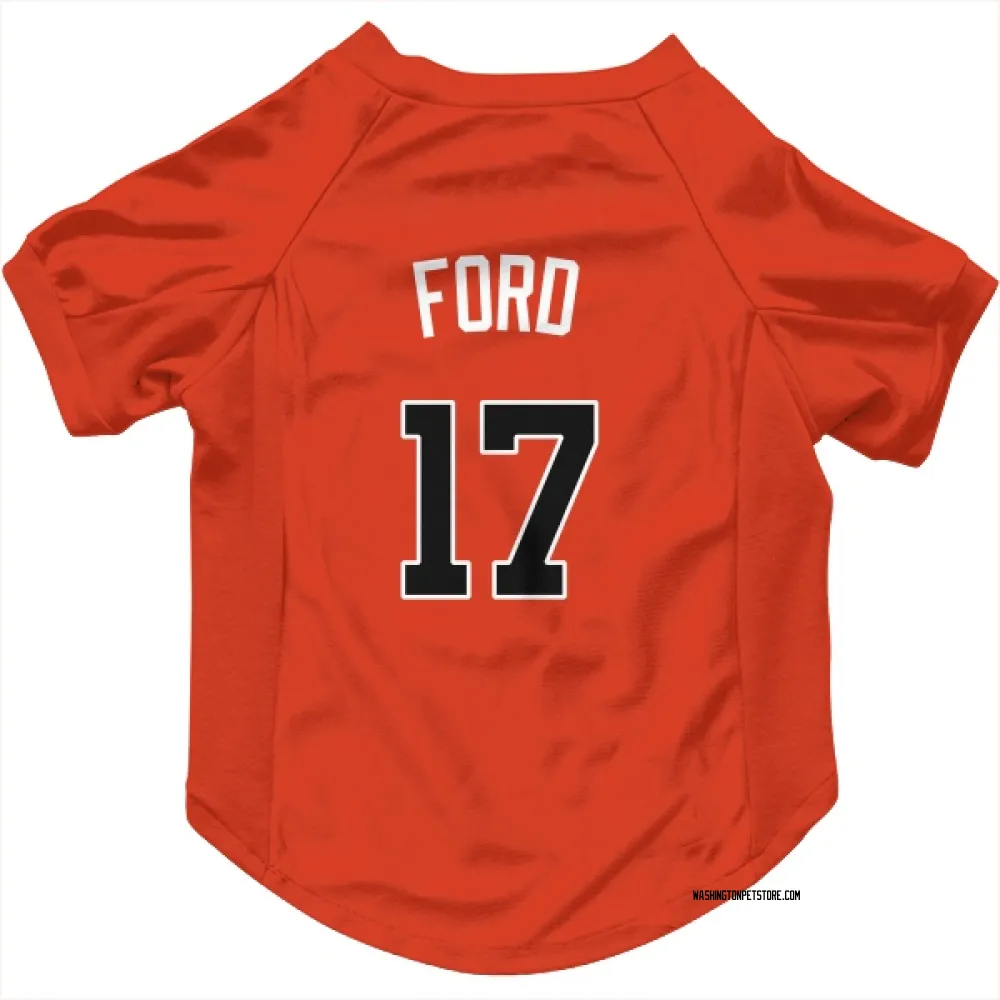 Washington Nationals Harry Ford Orange Pet Jersey for Dog & Cat