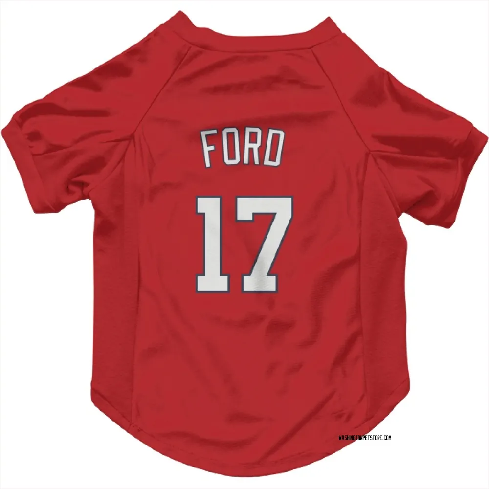 Washington Nationals Harry Ford Red Pet Jersey for Dog & Cat