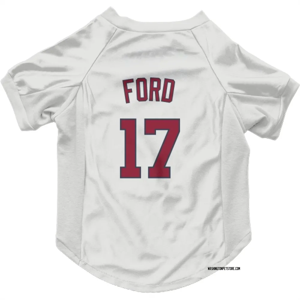 Washington Nationals Harry Ford White Pet Jersey for Dog & Cat