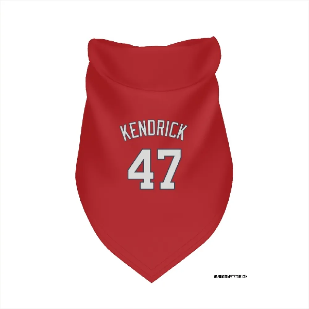Washington Nationals Howie Kendrick Red Pet Bandana for Dog & Cat