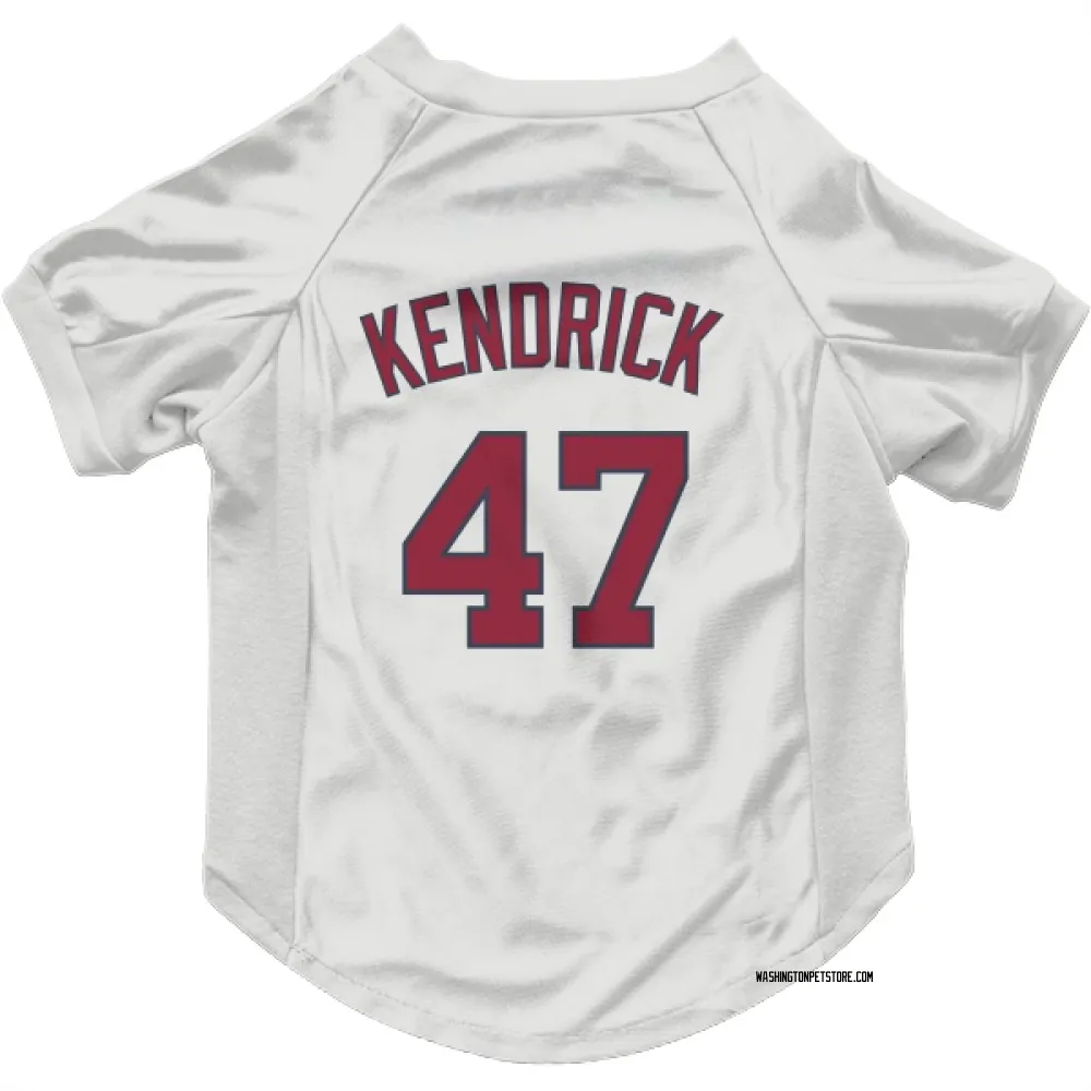 Washington Nationals Howie Kendrick White Pet Jersey for Dog & Cat