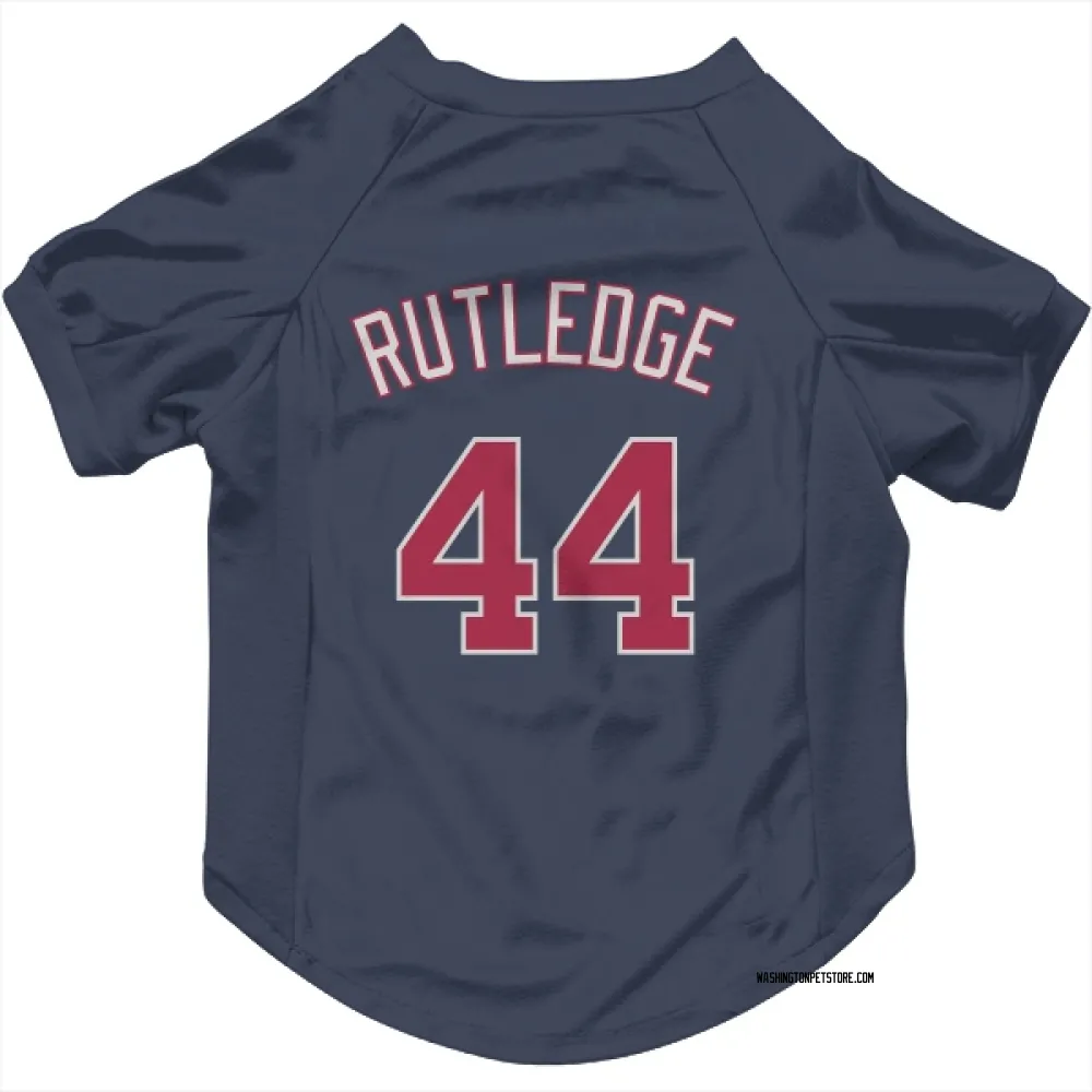 Washington Nationals Jackson Rutledge Navy Pet Jersey for Dog & Cat