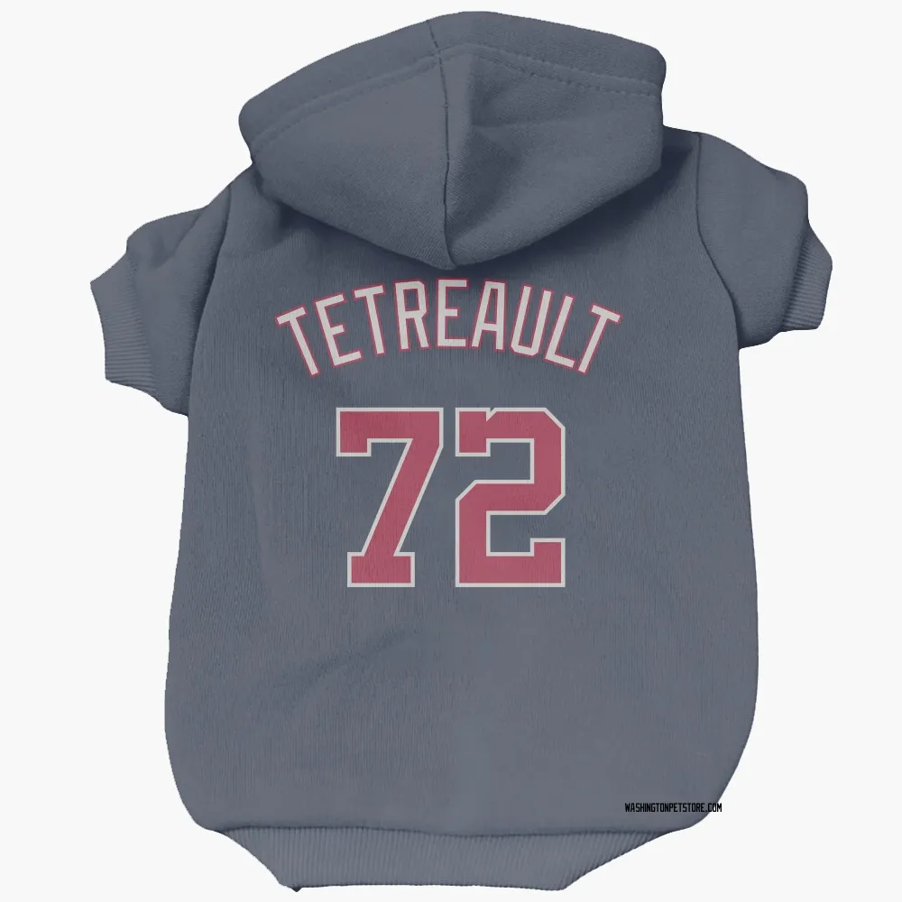 Washington Nationals Jackson Tetreault Navy Pet Hoodie for Dog & Cat