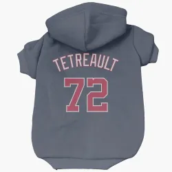 Washington Nationals Jackson Tetreault Navy Pet Hoodie for Dog & Cat