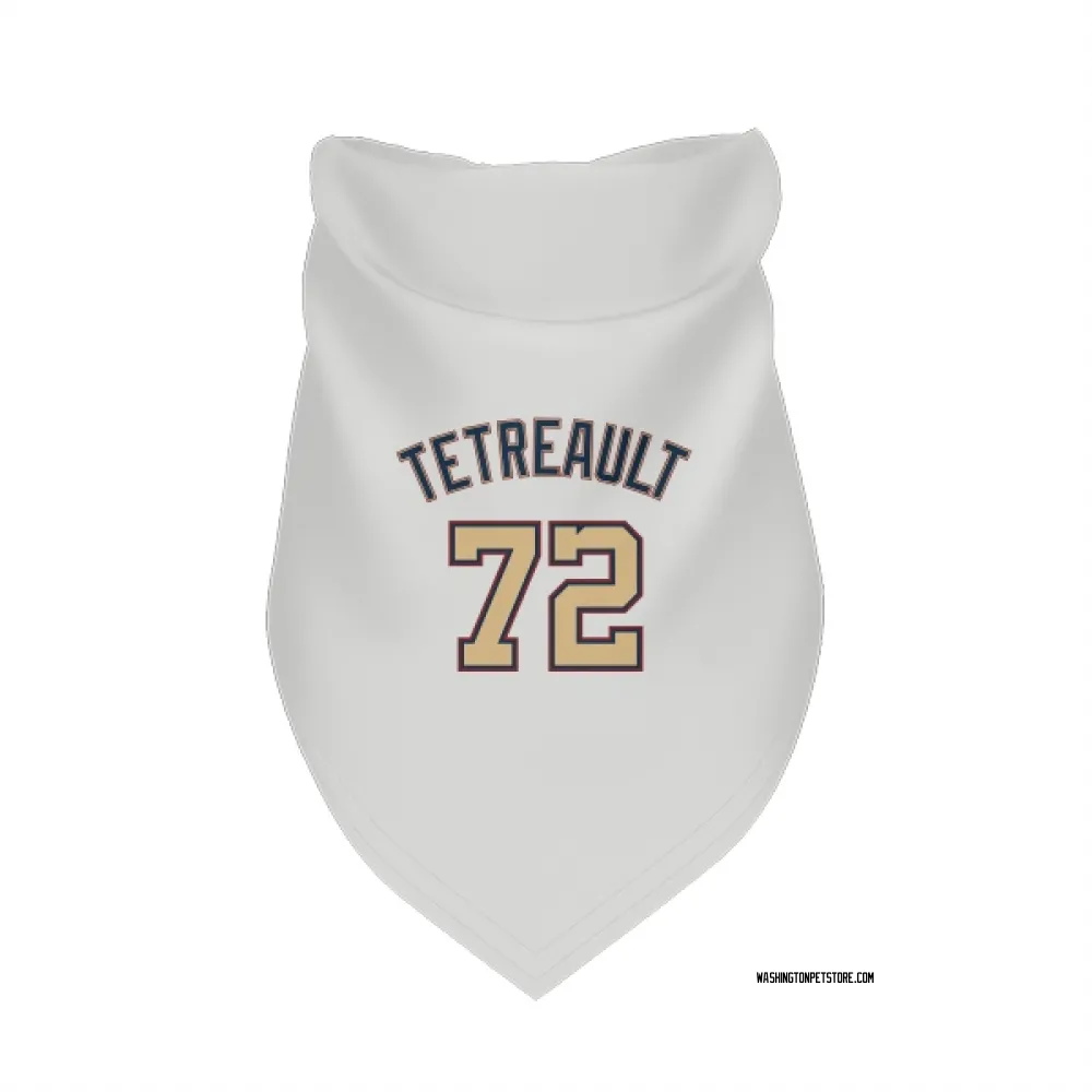 Washington Nationals Jackson Tetreault White/Gold Pet Bandana for Dog & Cat