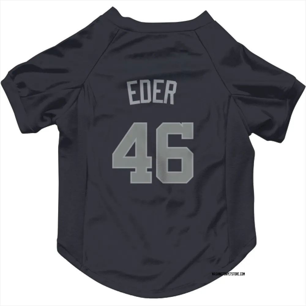 Washington Nationals Jake Eder Navy Gray Pet Jersey for Dog & Cat