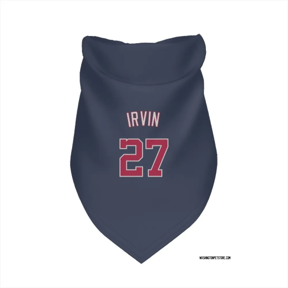 Washington Nationals Jake Irvin Navy Pet Bandana for Dog & Cat