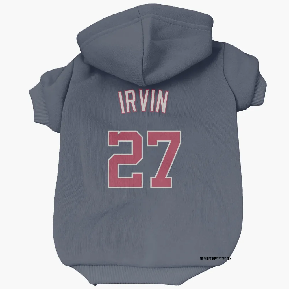Washington Nationals Jake Irvin Navy Pet Hoodie for Dog & Cat