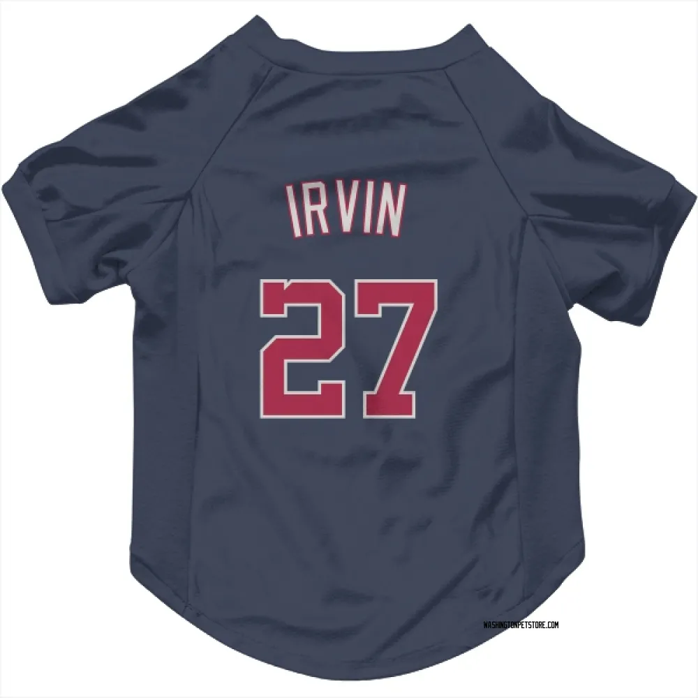 Washington Nationals Jake Irvin Navy Pet Jersey for Dog & Cat