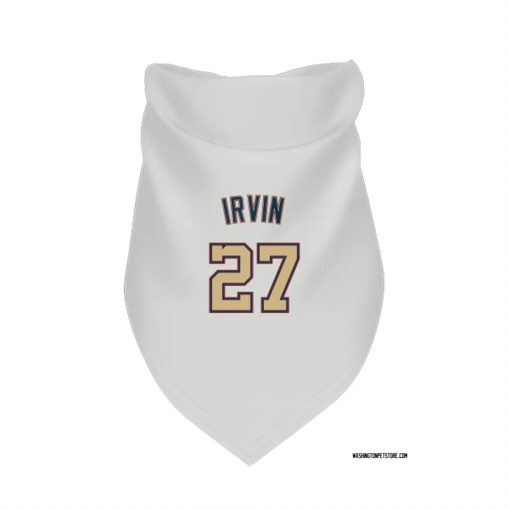 Washington Nationals Jake Irvin White/Gold Pet Bandana for Dog & Cat