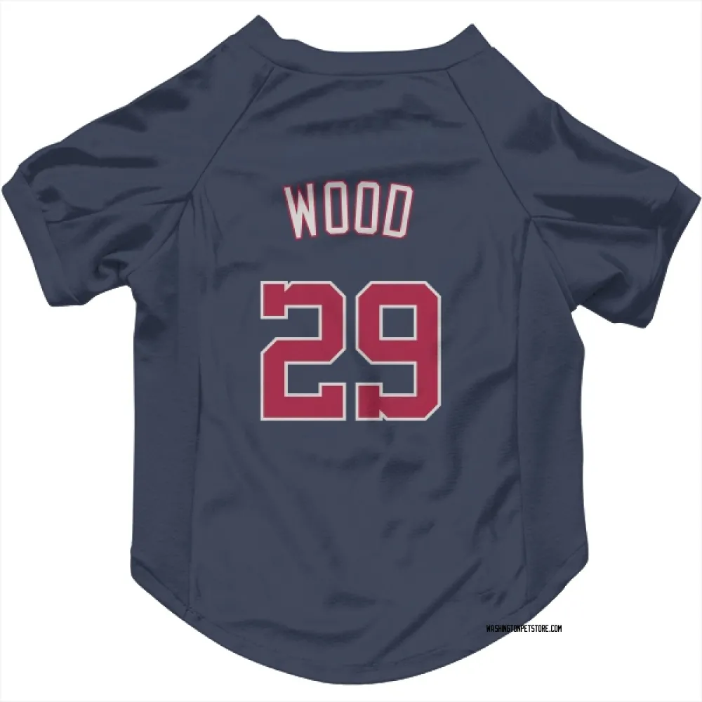 Washington Nationals James Wood Navy Pet Jersey for Dog & Cat