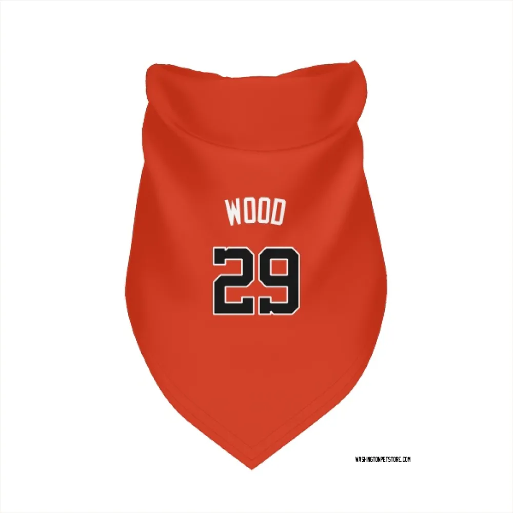 Washington Nationals James Wood Orange Pet Bandana for Dog & Cat