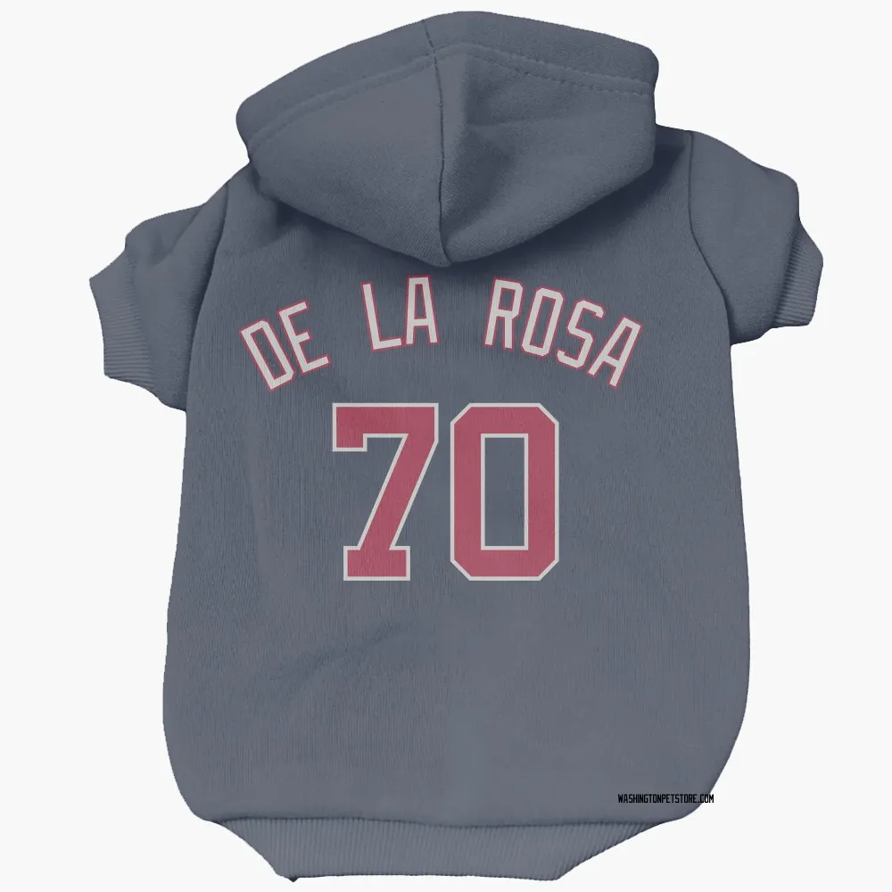 Washington Nationals Jeremy De La Rosa Navy Pet Hoodie for Dog & Cat