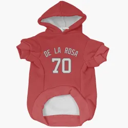 Washington Nationals Jeremy De La Rosa Red Pet Hoodie for Dog & Cat