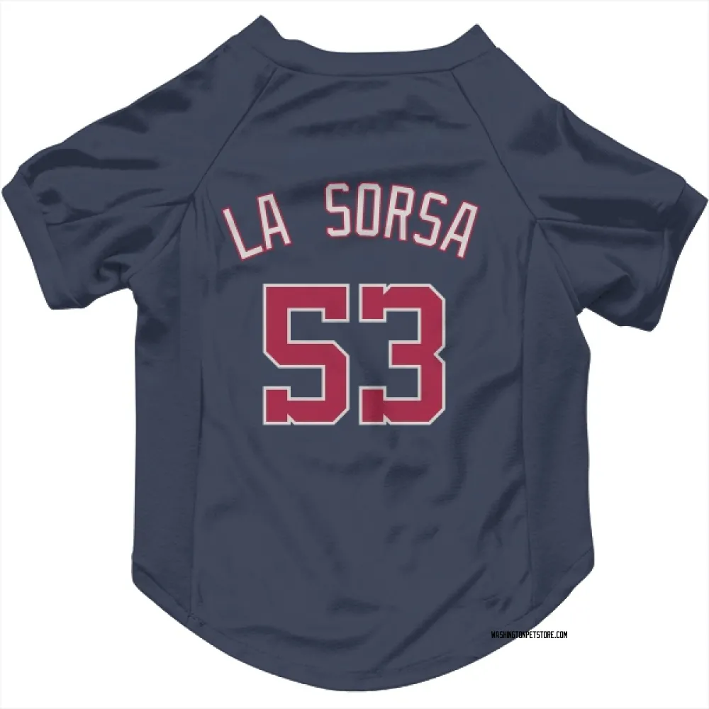 Washington Nationals Joe La Sorsa Navy Pet Jersey for Dog & Cat