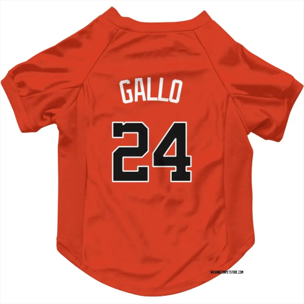 Washington Nationals Joey Gallo Orange Pet Jersey for Dog & Cat