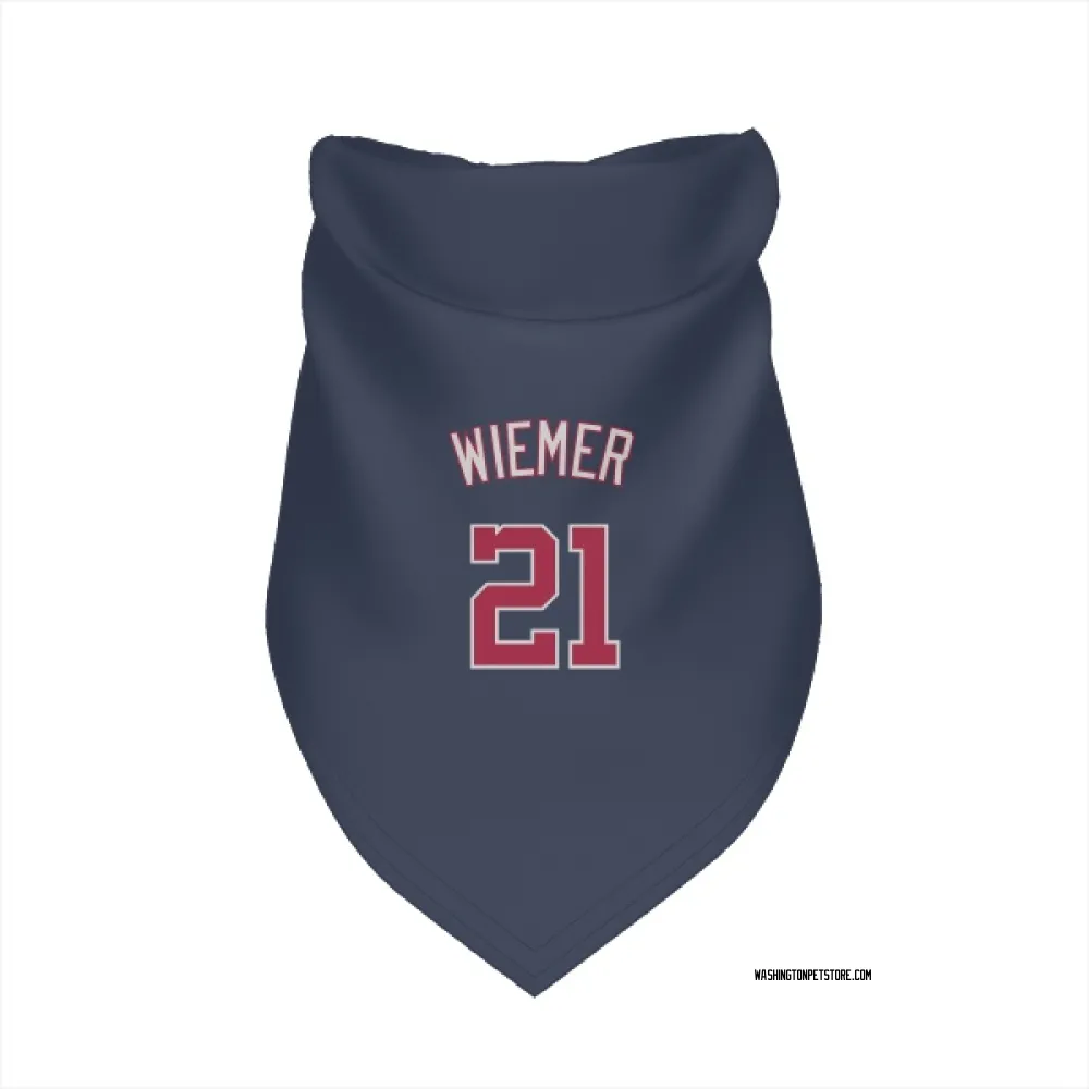 Washington Nationals Joey Wiemer Navy Pet Bandana for Dog & Cat