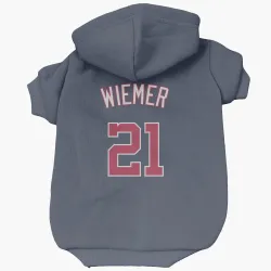 Washington Nationals Joey Wiemer Navy Pet Hoodie for Dog & Cat