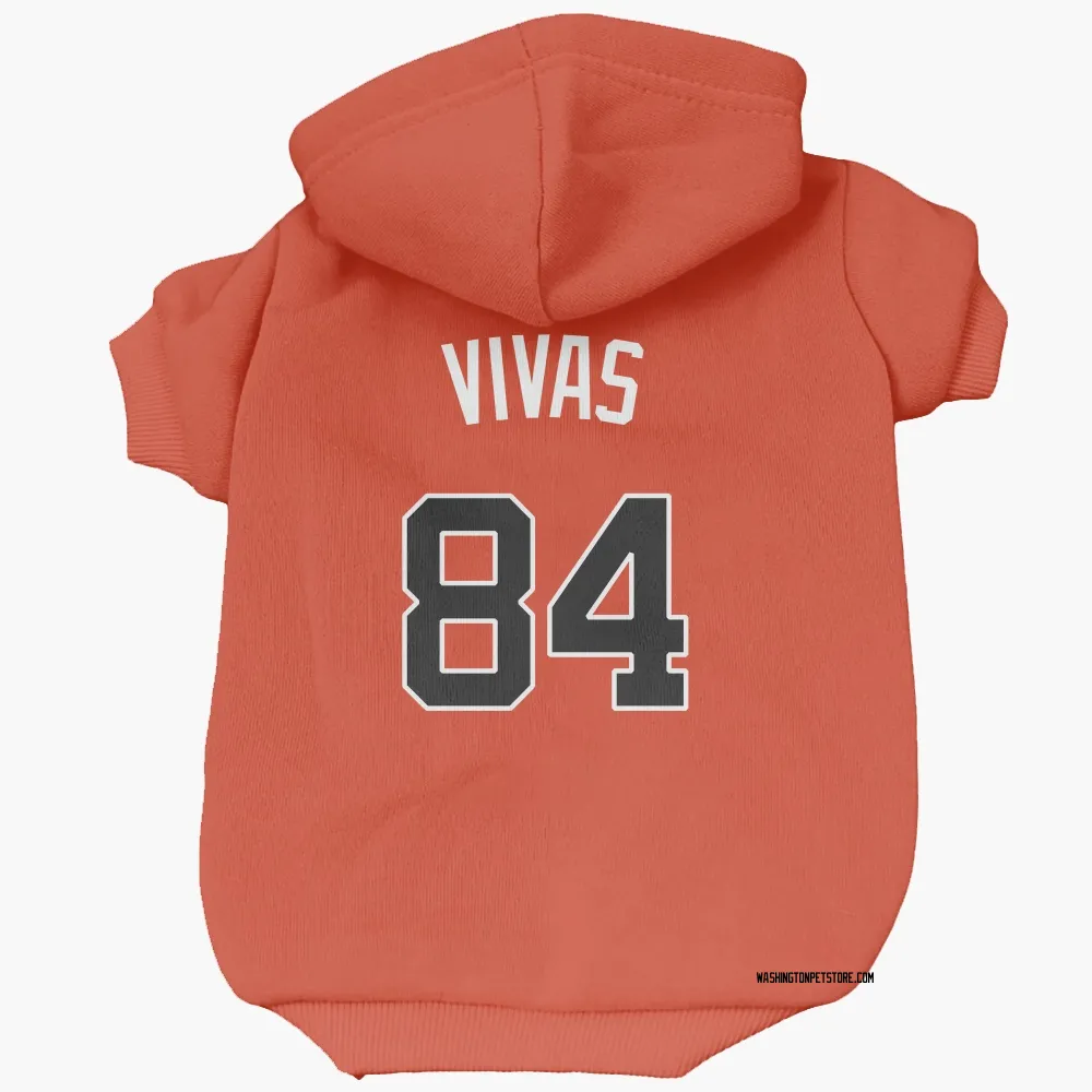 Washington Nationals Jorbit Vivas Orange Pet Hoodie for Dog & Cat