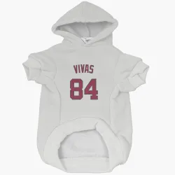 Washington Nationals Jorbit Vivas White Pet Hoodie for Dog & Cat