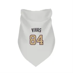 Washington Nationals Jorbit Vivas White/Gold Pet Bandana for Dog & Cat