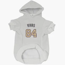 Washington Nationals Jorbit Vivas White/Gold Pet Hoodie for Dog & Cat
