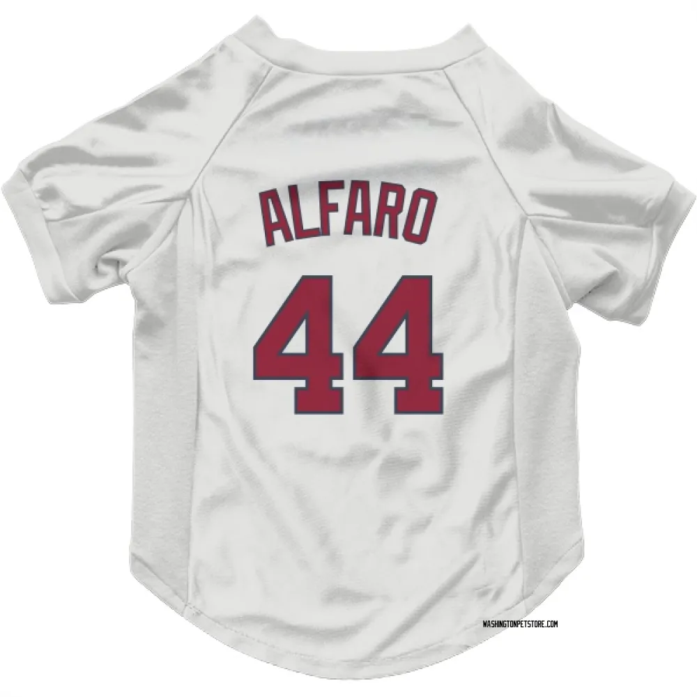 Washington Nationals Jorge Alfaro White Pet Jersey for Dog & Cat