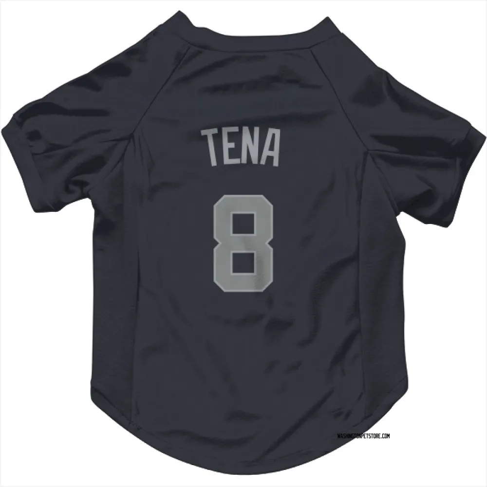 Washington Nationals Jose Tena Navy Gray Pet Jersey for Dog & Cat