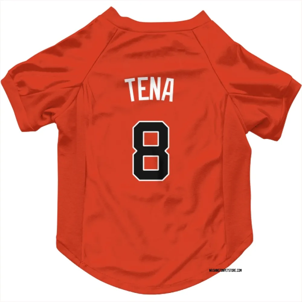 Washington Nationals Jose Tena Orange Pet Jersey for Dog & Cat