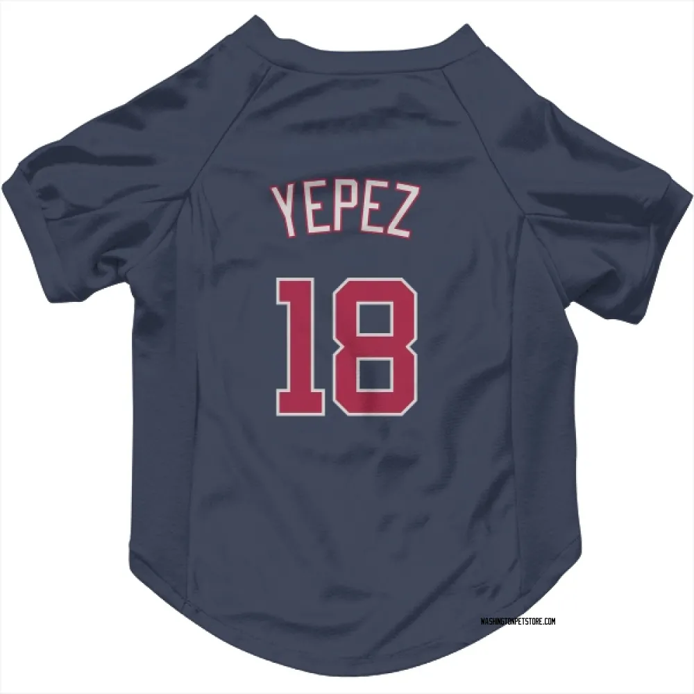Washington Nationals Juan Yepez Navy Pet Jersey for Dog & Cat