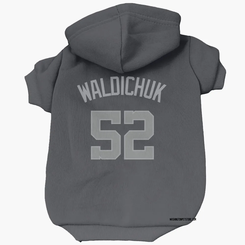Washington Nationals Ken Waldichuk Navy Gray Pet Hoodie for Dog & Cat