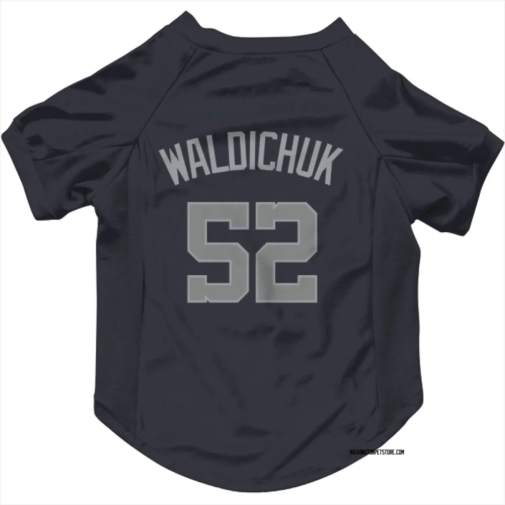 Washington Nationals Ken Waldichuk Navy Gray Pet Jersey for Dog & Cat