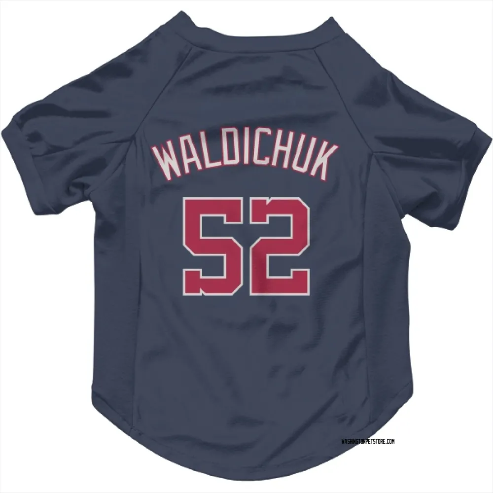 Washington Nationals Ken Waldichuk Navy Pet Jersey for Dog & Cat