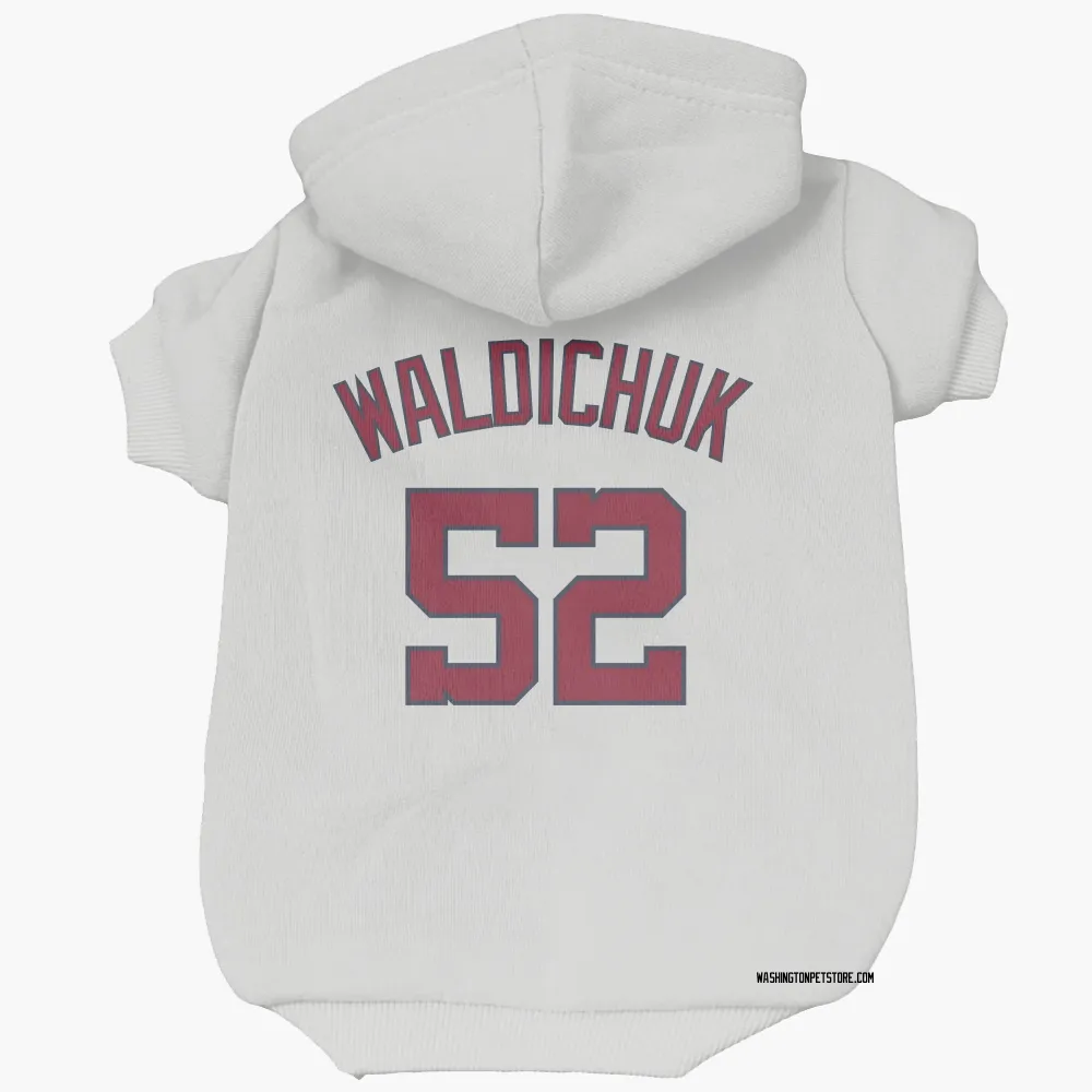 Washington Nationals Ken Waldichuk White Pet Hoodie for Dog & Cat